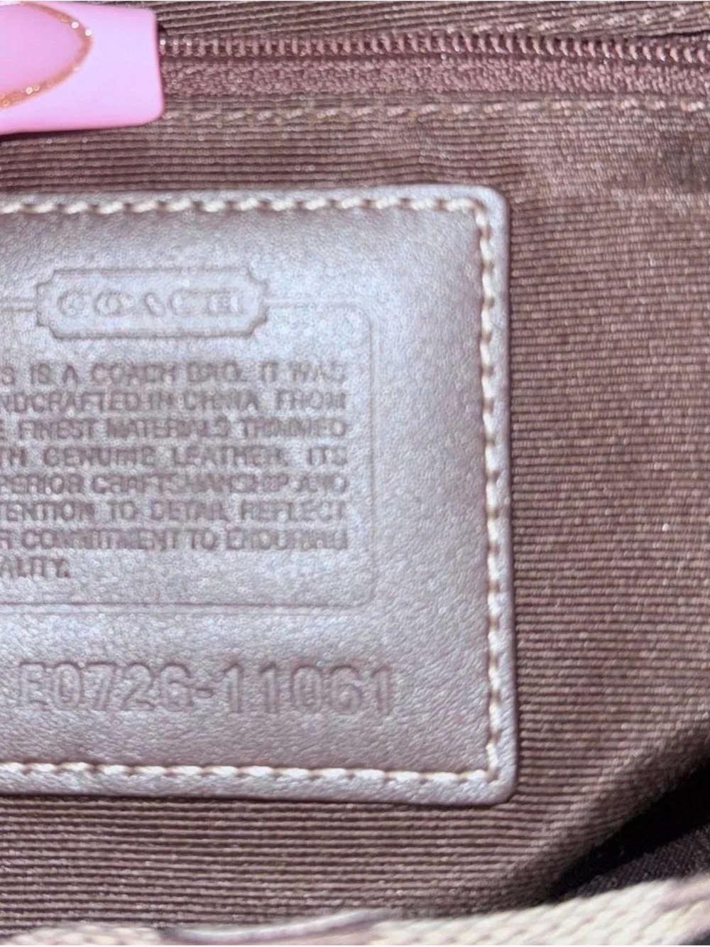 vintage coach hampton flap satchel